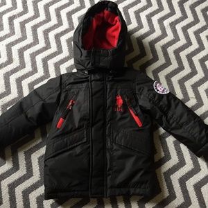 U.S. Polo Assn 3T Boys Winter Puffer Coat
